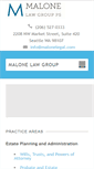 Mobile Screenshot of malonelegal.com